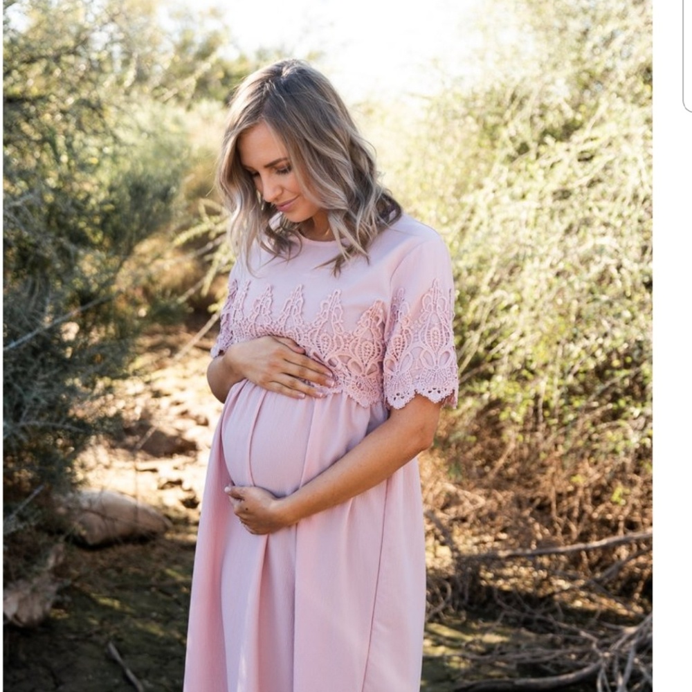 Wren and Ivory maternity dress